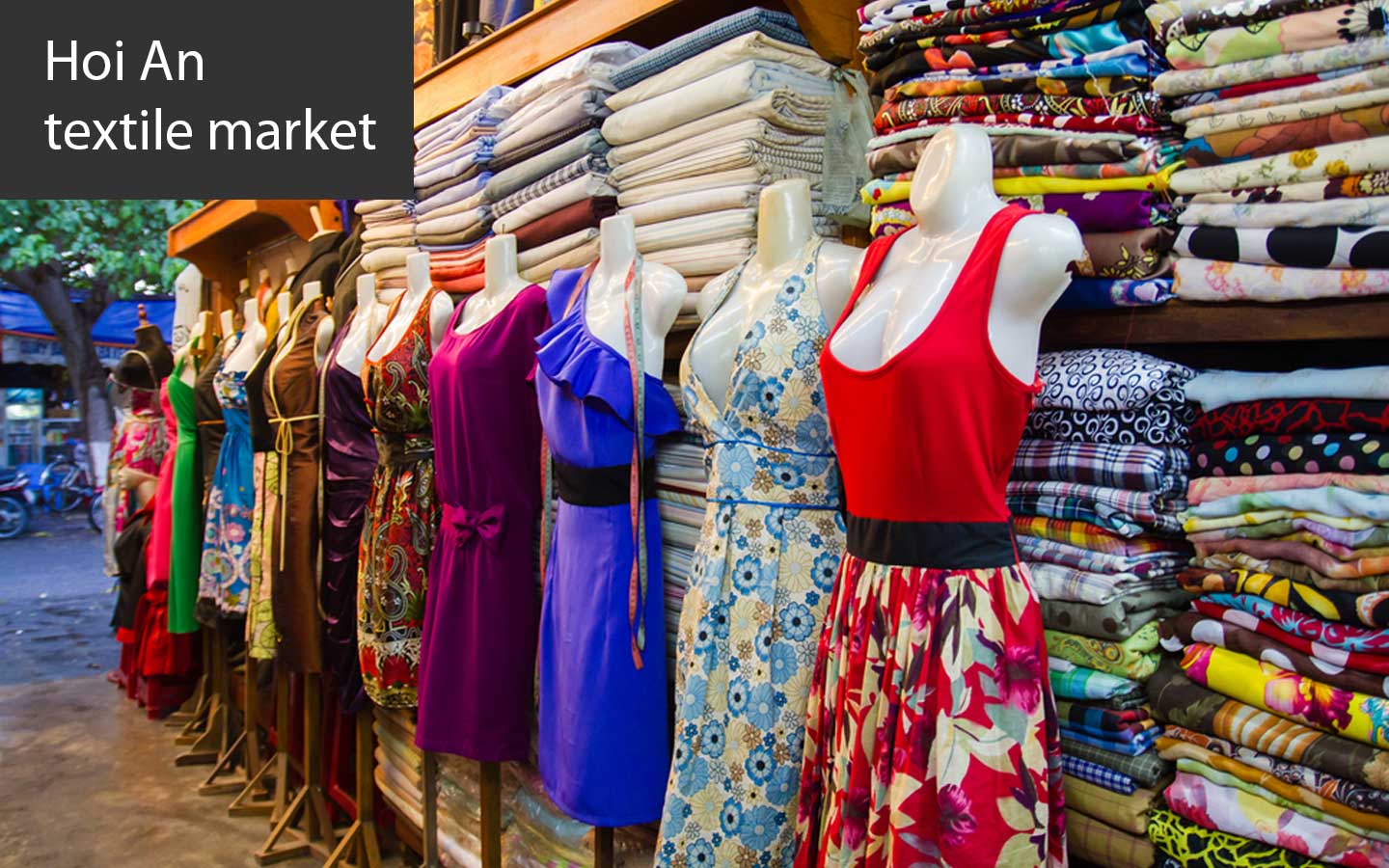 Visit Hoi An Fabric market